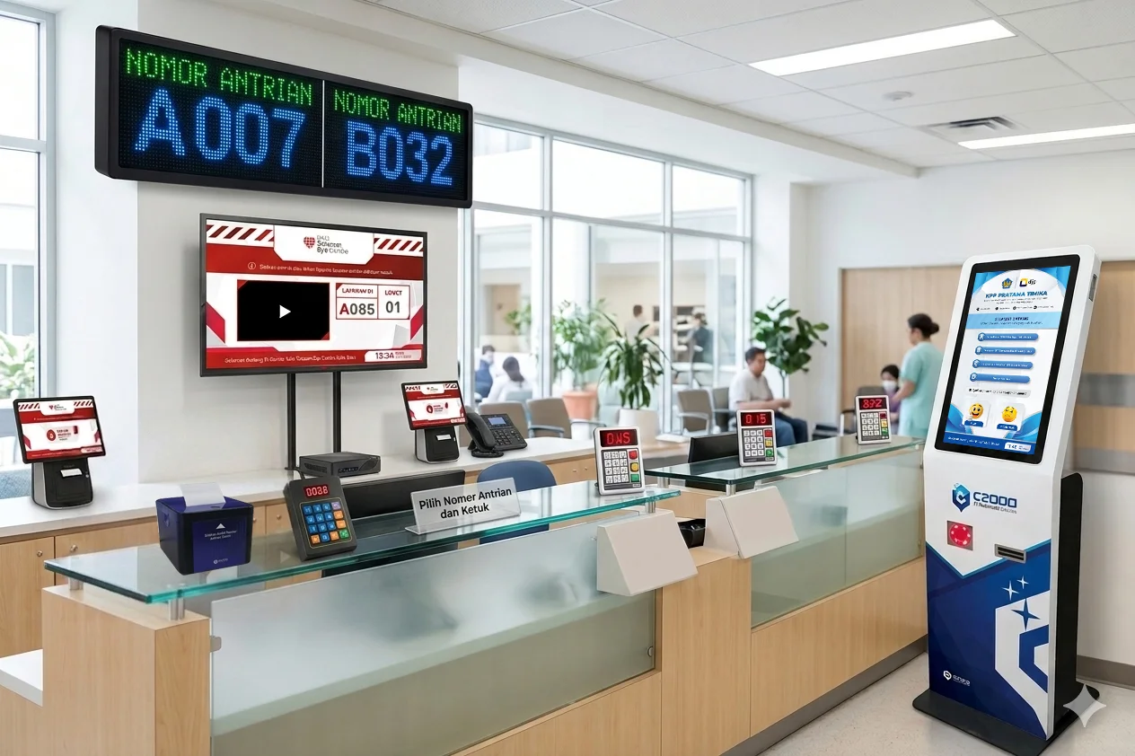 mesin antrian kiosk antrian alatantrian.com