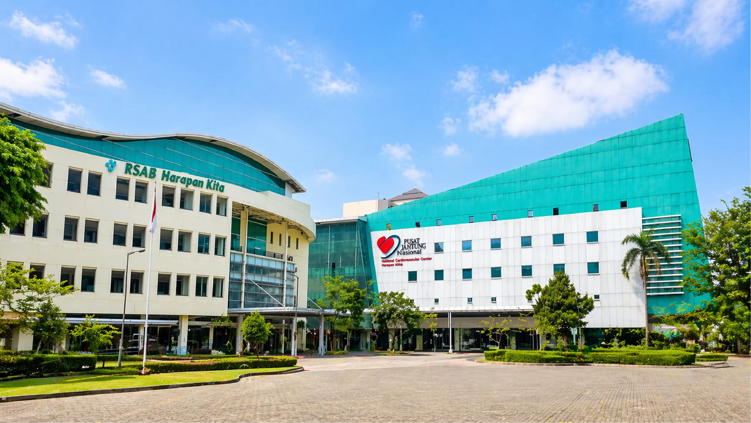 RSAB Harapan Kita Jakarta menggunakan mesin antrian dan software antrian dari alatantrian.com